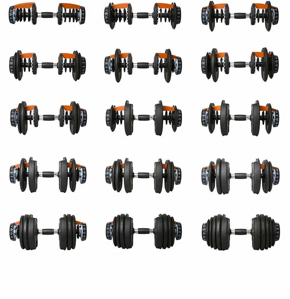 Work out weight set outlet