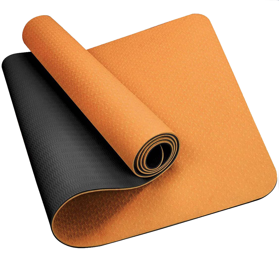 Premium TPE Yoga Fitness Mat with Dual Color Tone 6mm Thick Online