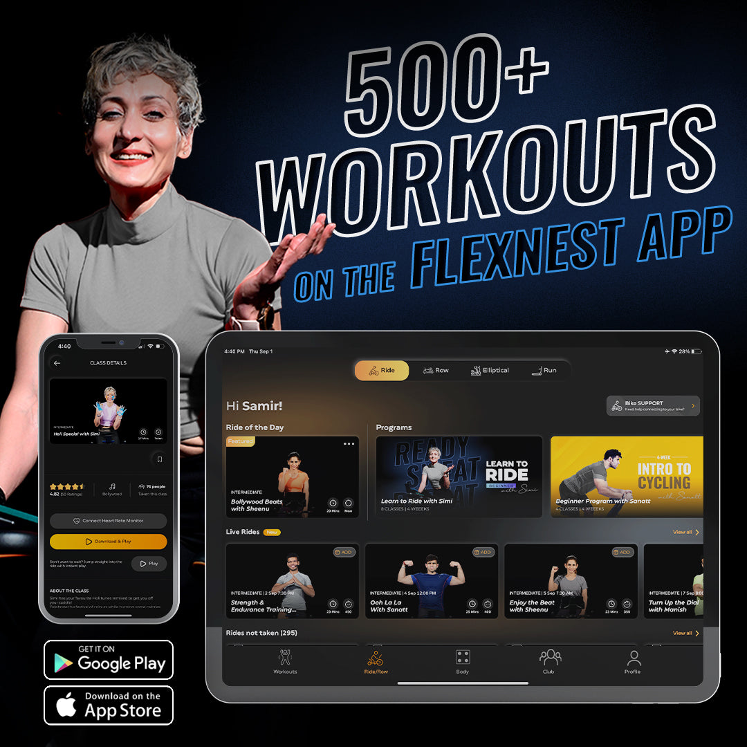 The Flexbike+ Premium Smart Fitness Cycle Online for Weight Loss